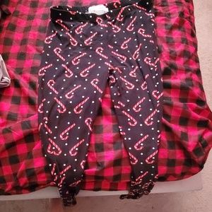 Black Christmas leggings